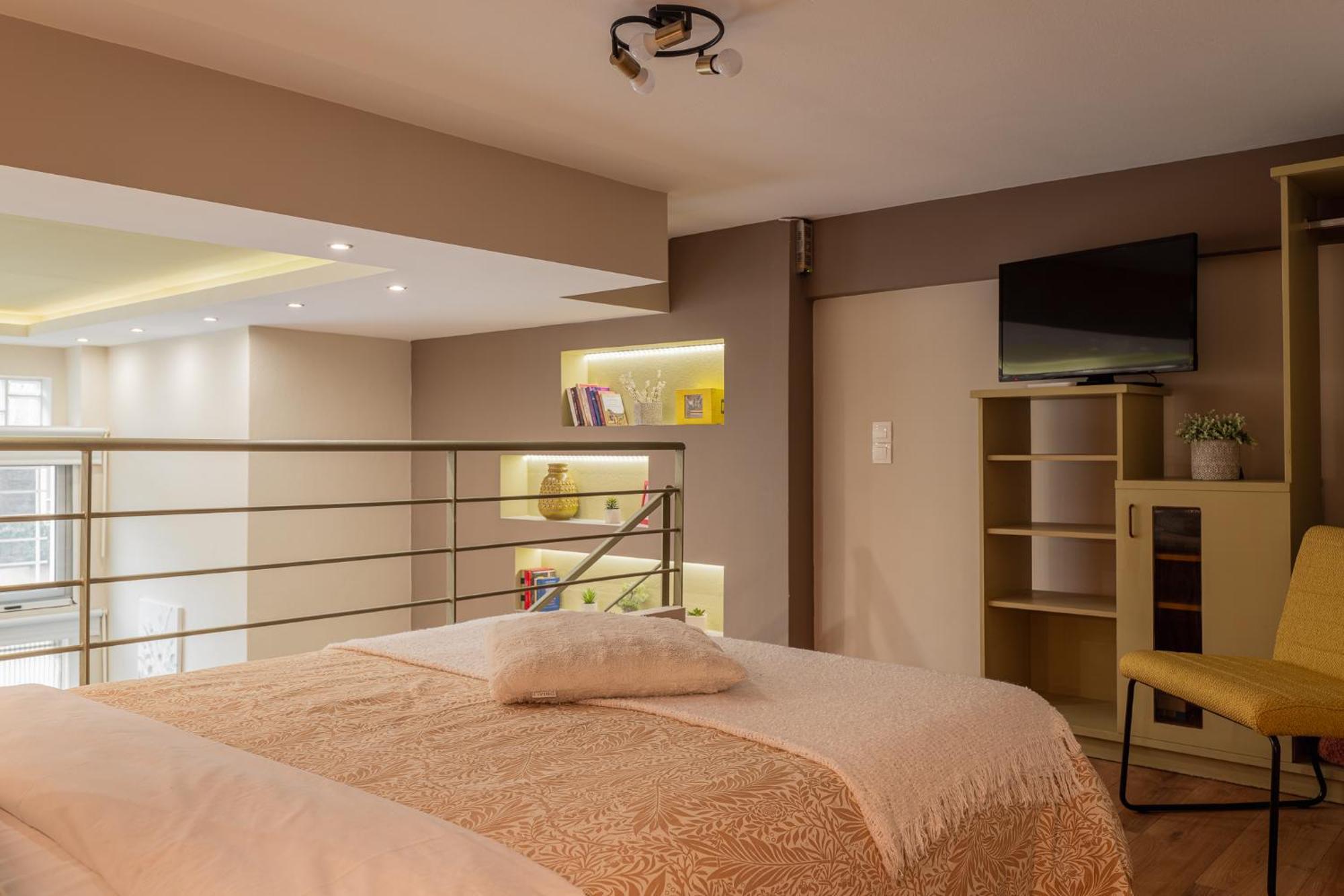 In The Center Of 'a Modern Loft'